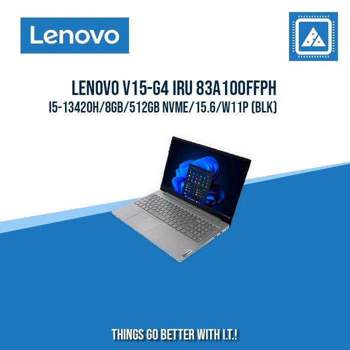 LENOVO V15-G4 IRU 83A100FFPH I5-13420H/8GB/512GB NVME/15.6/W11P / BEST FOR STUDENTS AND FREELANCERS