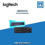 LOGITECH K120 CLASSIC USB KEYBOARD BLACK