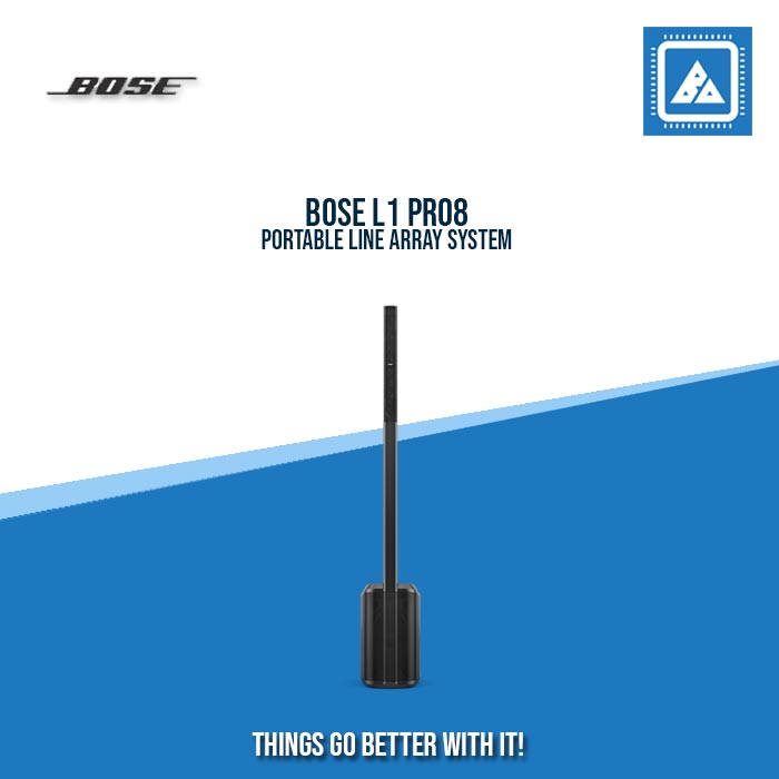 Bose L1 Pro8 - Portable PA System, Portable Line Array Speaker with Integrated Bluetooth, Built-in Mixer and Wireless App Control