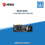 MSI RTX 4070TI 12G 192BIT GDDR6X VENTUS 3X OC (HDMI, 3XDP)