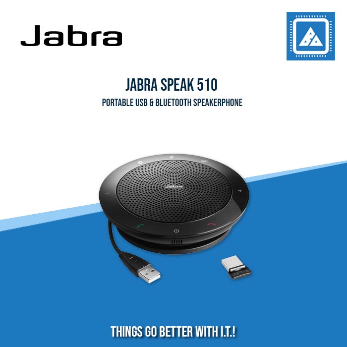  Jabra Speak 510 UC Wireless Bluetooth Speakerphone