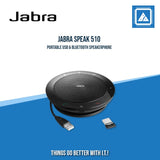 JABRA SPEAK 510 PORTABLE USB & BLUETOOTH SPEAKERPHONE