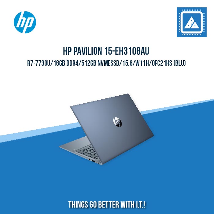 HP PAVILION 15-EH3108AU R7-7730U/16GB DDR4/512GB NVMeSSD | BEST FOR FREELANCERS