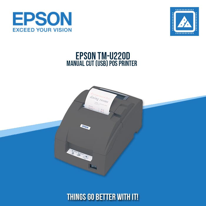 EPSON TM-U220D MANUAL CUT (USB) POS PRINTER