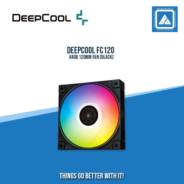 DEEPCOOL FC120 ARGB 120MM FAN (BLACK)