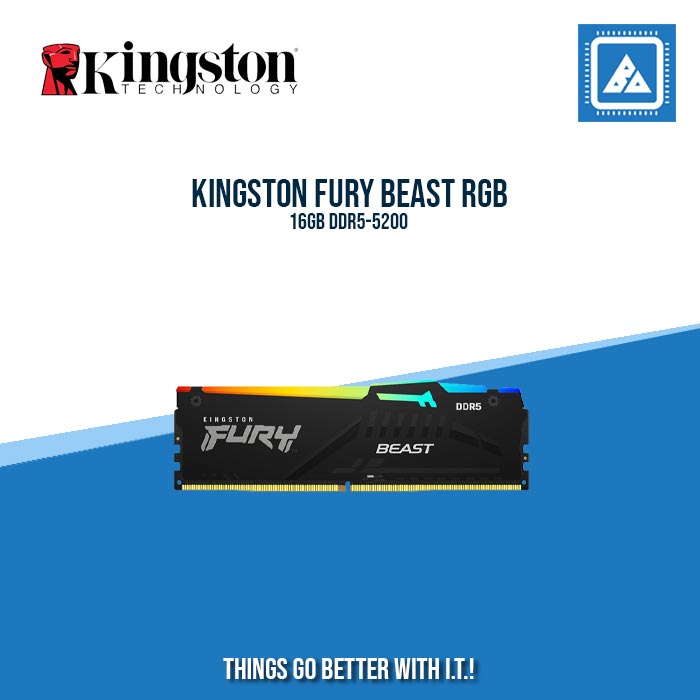 KINGSTON FURY BEAST RGB DDR5-5200 (1 MODULE)