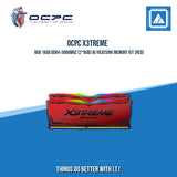 OCPC X3TREME RGB 16GB DDR4-3200MHZ (2*8GB) W/HEATSINK MEMORY KIT (BLACK GOLD|WHITE|BLACK|BLUE|RED|PINK)
