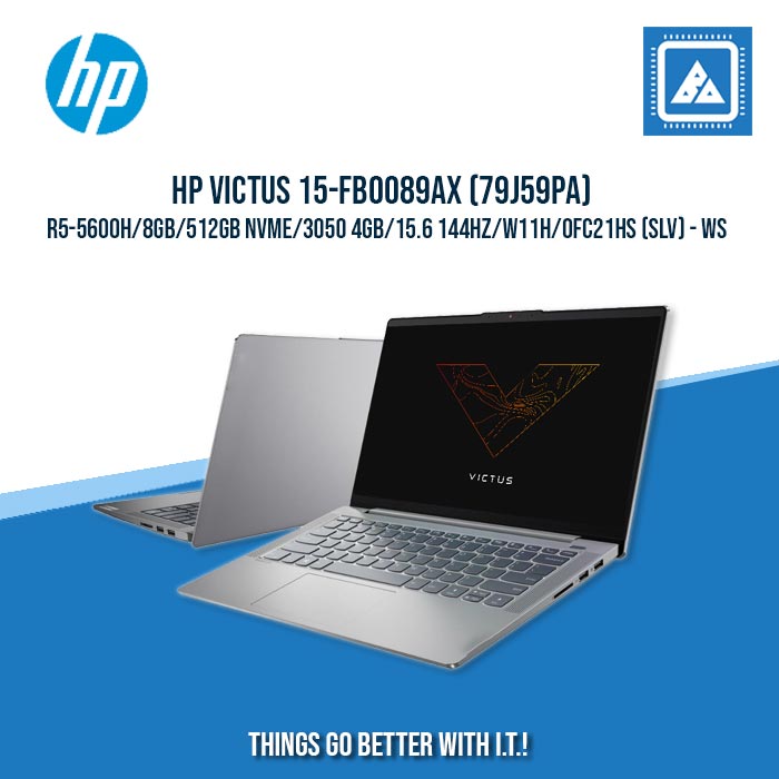 HP VICTUS 15-FB0089AX (79J59PA) R5-5600H/8GB/512GB NVME/3050 4GB | BEST FOR GAMING AND AUTOCAD USER