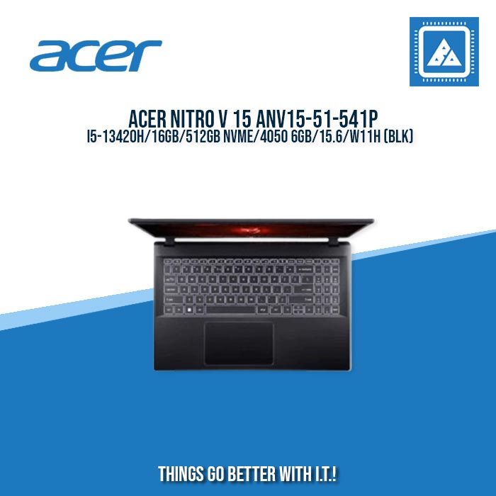 ACER NITRO V 15 ANV15-51-541P I5-13420H/16GB/512GB NVME/4050 6GB | BEST FOR GAMING AND UTOCAD LAPTOP