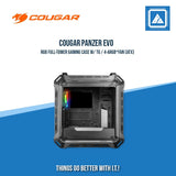 COUGAR PANZER EVO RGB BLACK ATX FULL TOWER RGB LED GAMING CASE WITH REMOTE