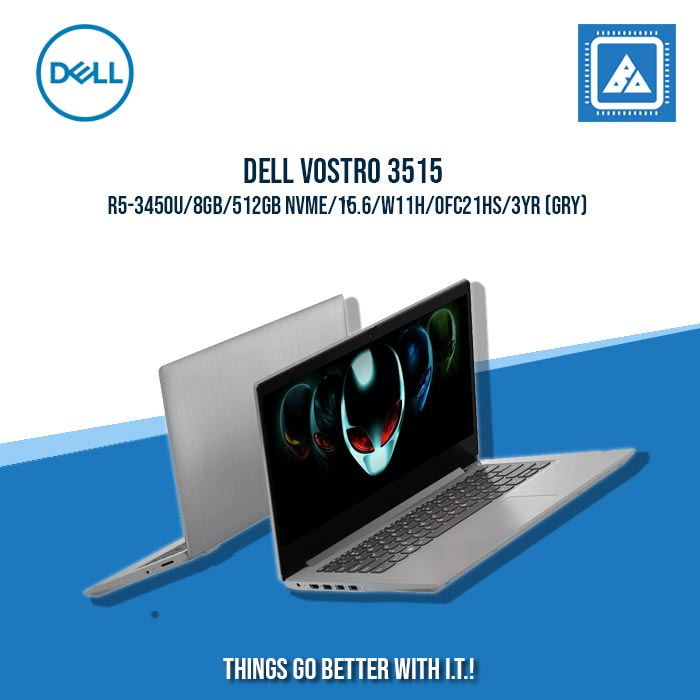 DELL VOSTRO 3515 R5-3450U/8GB/512GB NVME | BEST FOR STUDENTS AND FREELANCERS