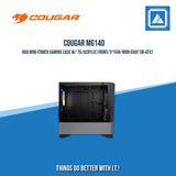 COUGAR MG140 RGB MINI-TOWER GAMING CASE W/ TG/ACRYLIC FRONT/3*FAN/IRON GRAY (M-ATX)