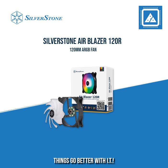 SILVERSTONE AIR BLAZER 120R 120MM ARGB FAN