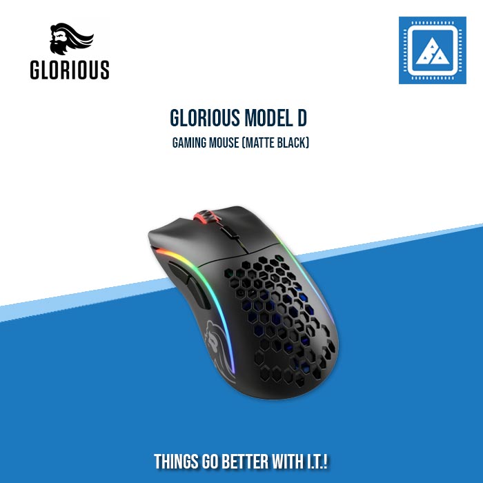 GLORIOUS MODEL D/MODEL D- GAMING MOUSE /MATTE BLACK/MATTE WHITE