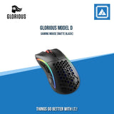 GLORIOUS MODEL D/MODEL D- GAMING MOUSE /MATTE BLACK/MATTE WHITE
