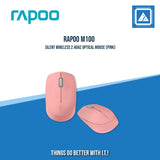 RAPOO M100 SILENT WIRELESS 2.4GHZ OPTICAL MOUSE