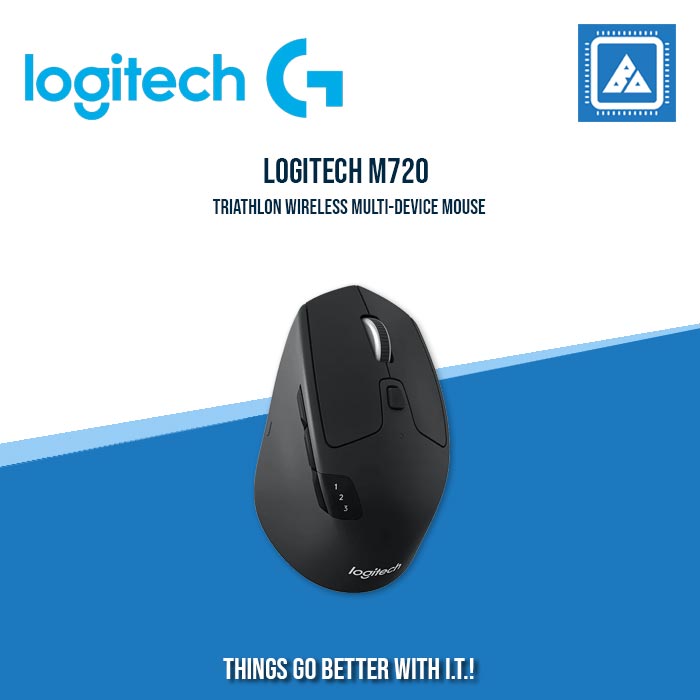 LOGITECH M720 TRIATHLON WIRELESS MULTI-DEVICE MOUSE