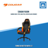 COUGAR FUSION GAMING CHAIR /STEEL BASE/PVC LEATHER