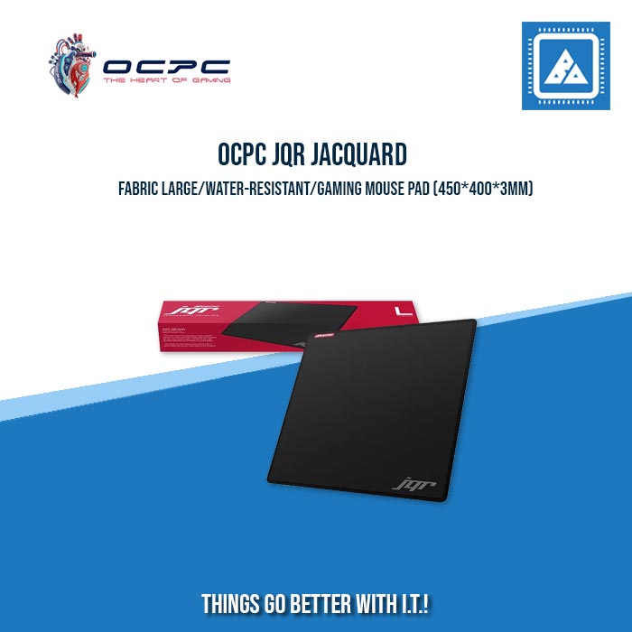 OCPC JQR JACQUARD FABRIC WATER-RESISTANT/GAMING MOUSE PAD (MEDIUM|LARGE|EX-LARGE)