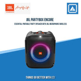 JBL PARTYBOX ENCORE PORTABLE BLUETOOTH SPEAKER W/ 2 WIRELESS MIC (BLACK)