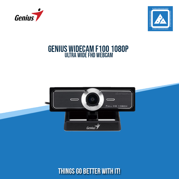 GENIUS WIDECAM F100 1080P ULTRA WIDE FHD WEBCAM