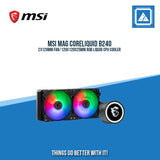 MSI MAG CORELIQUID B240 2X120MM FAN/120X120X25MM RGB LIQUID CPU COOLER