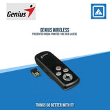 GENIUS WIRELESS PRESENTER MEDIA POINTER 100 (RED LASER)