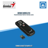 GENIUS WIRELESS PRESENTER MEDIA POINTER 100 (RED LASER)