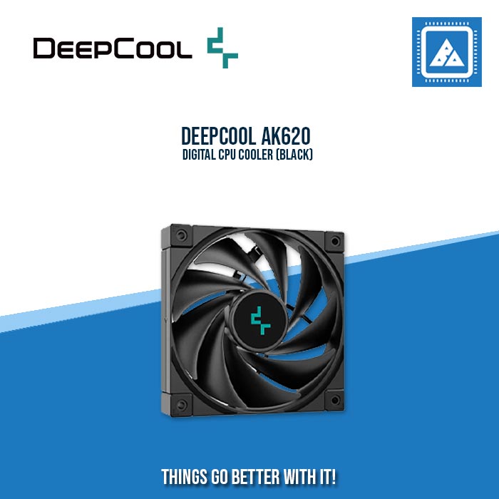DEEPCOOL AK620 DIGITAL CPU COOLER (BLACK)