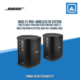 Bose S1 Pro+ Wireless PA System Pair