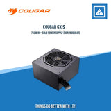 COUGAR PSU GX-S 80 PLUS GOLD / 650W | 750W / FIXED OUTPUT CABLE