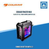 COUGAR  PANZER MAX BLACK  ATX FULL TOWER GAMING COMPUTER CASE