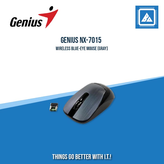 GENIUS NX-7015 WIRELESS BLUE-EYE MOUSE /CHOCOLATE/GRAY/ROSY BROWN