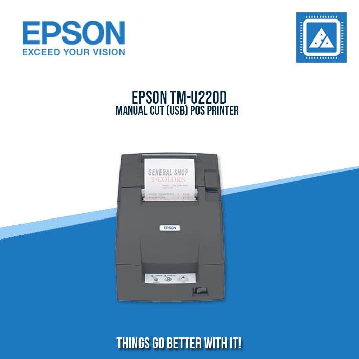 EPSON TM-U220D MANUAL CUT (USB) POS PRINTER