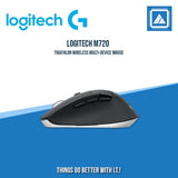 LOGITECH M720 TRIATHLON WIRELESS MULTI-DEVICE MOUSE