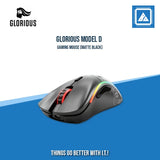 GLORIOUS MODEL D/MODEL D- GAMING MOUSE /MATTE BLACK/MATTE WHITE