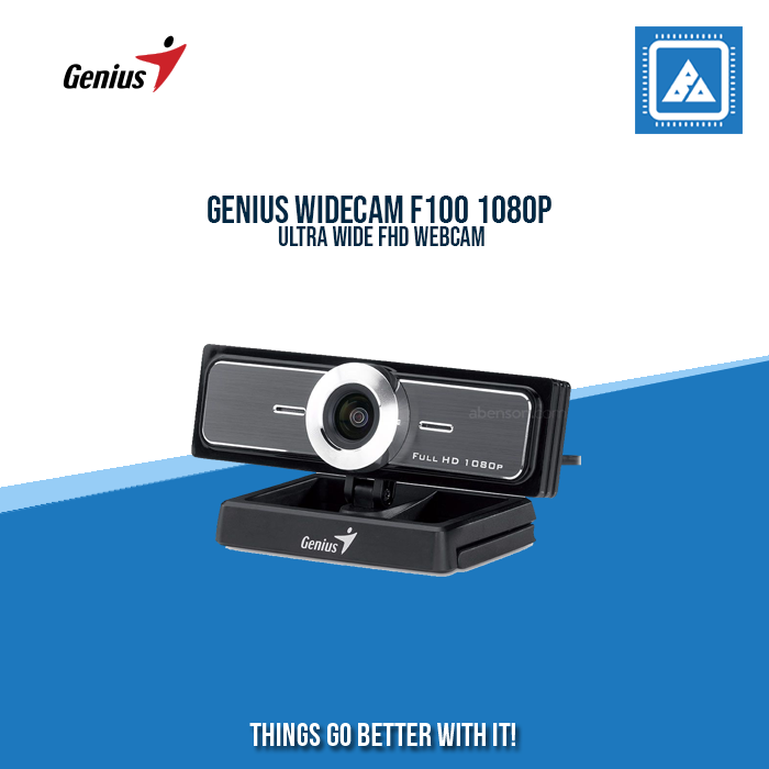 GENIUS WIDECAM F100 1080P ULTRA WIDE FHD WEBCAM