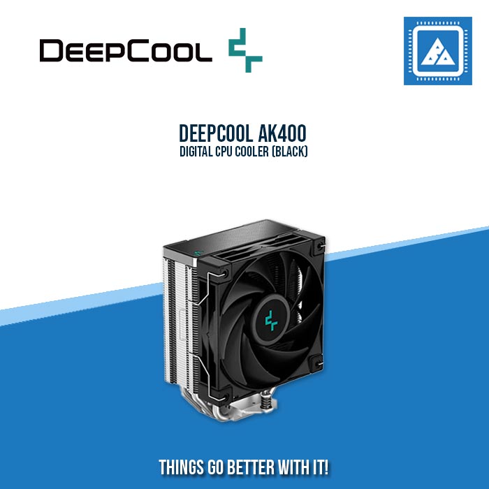 DEEPCOOL AK400 DIGITAL CPU COOLER (BLACK)