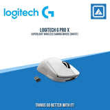 LOGITECH G PRO X SUPERLIGHT WIRELESS GAMING MOUSE (WHITE)