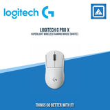 LOGITECH G PRO X SUPERLIGHT WIRELESS GAMING MOUSE (WHITE)