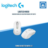 LOGITECH M650 SIGNATURE WIRELESS/BLUETOOTH MOUSE (GRAPHITE| OFF WHITE| ROSE)