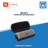 JBL FLIP 4 PORTABLE BLUETOOTH SPEAKER (GRAY)