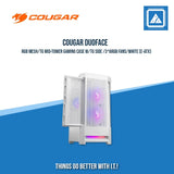 COUGAR DUOFACE RGB MESH/TG MID-TOWER GAMING CASE W/TG SIDE /3*ARGB FANS (E-ATX)