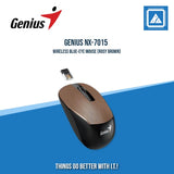 GENIUS NX-7015 WIRELESS BLUE-EYE MOUSE /CHOCOLATE/GRAY/ROSY BROWN