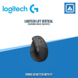 LOGITECH LIFT VERTICAL ERGONOMIC MOUSE (GRAPHITE)
