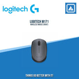 LOGITECH M171 WIRELESS MOUSE (BLUE/BLUE GRAY/GRAY/PINK)