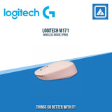 LOGITECH M171 WIRELESS MOUSE (BLUE/BLUE GRAY/GRAY/PINK)