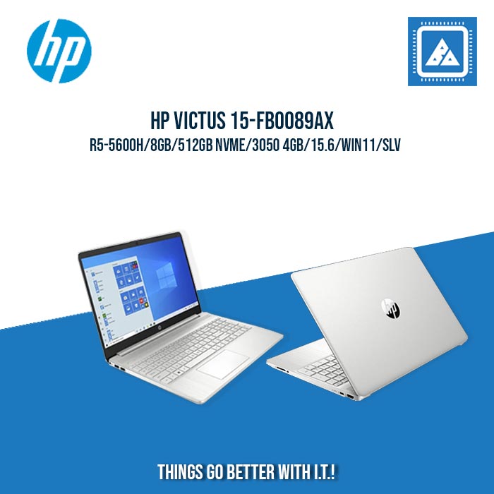 HP VICTUS 15-FB0089AX (79J59PA) R5-5600H/8GB/512GB NVME/3050 4GB | BEST FOR GAMING AND AUTOCAD USER