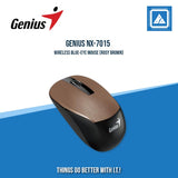 GENIUS NX-7015 WIRELESS BLUE-EYE MOUSE /CHOCOLATE/GRAY/ROSY BROWN