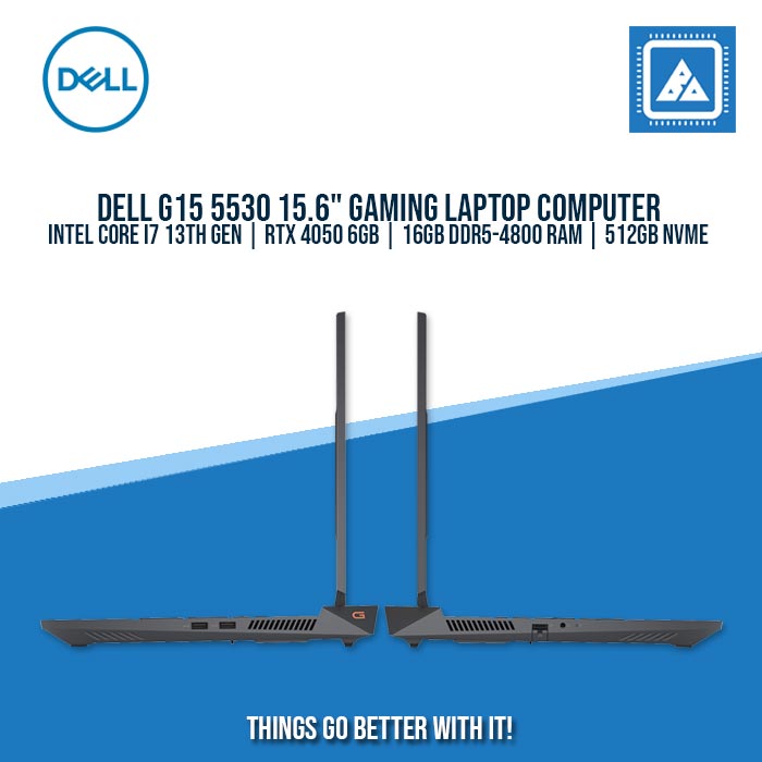 DELL G15 5530 I7-13650HX/8GB+8GB/512GB NVME/4050 6GB | BEST FOR GAMING AND AUTOCAD LAPTOP